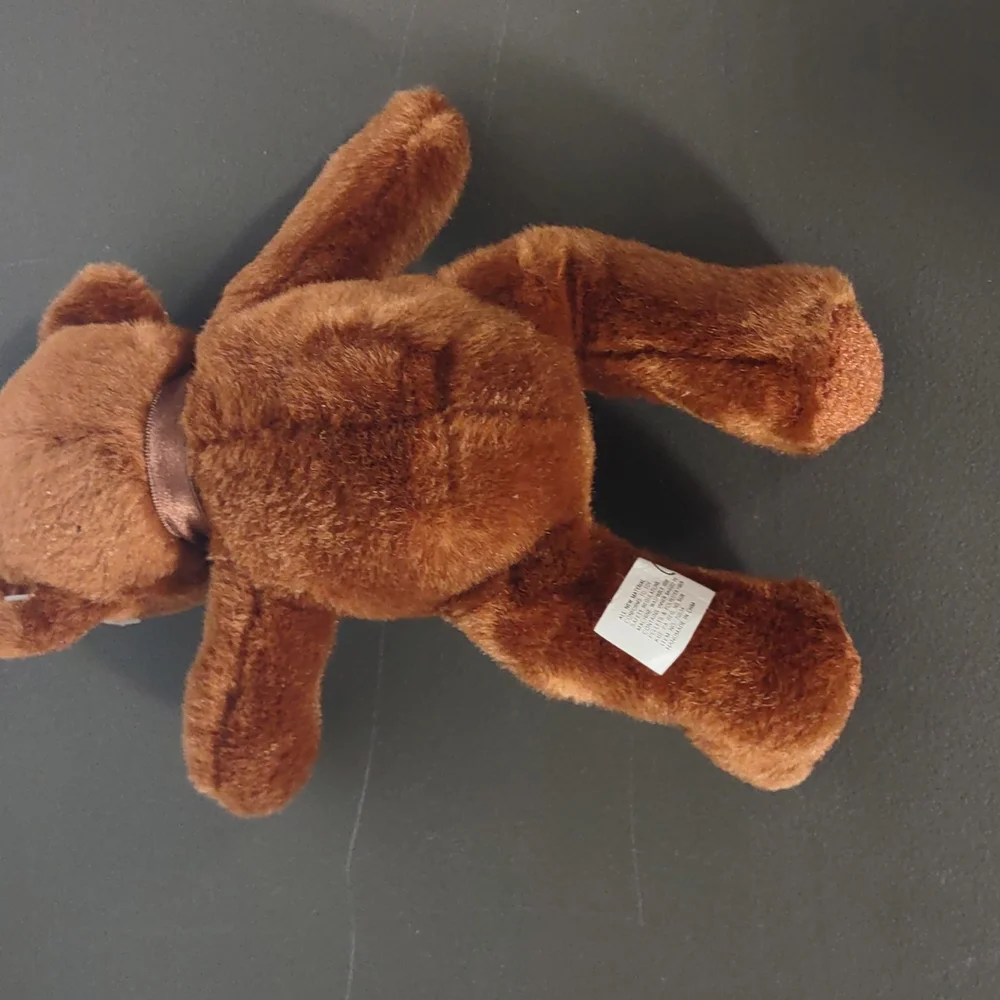 •Collections For Target RB Russ Berrie November heart Brown Teddy Bear 🧸 7.5 in - Picture 3 of 11